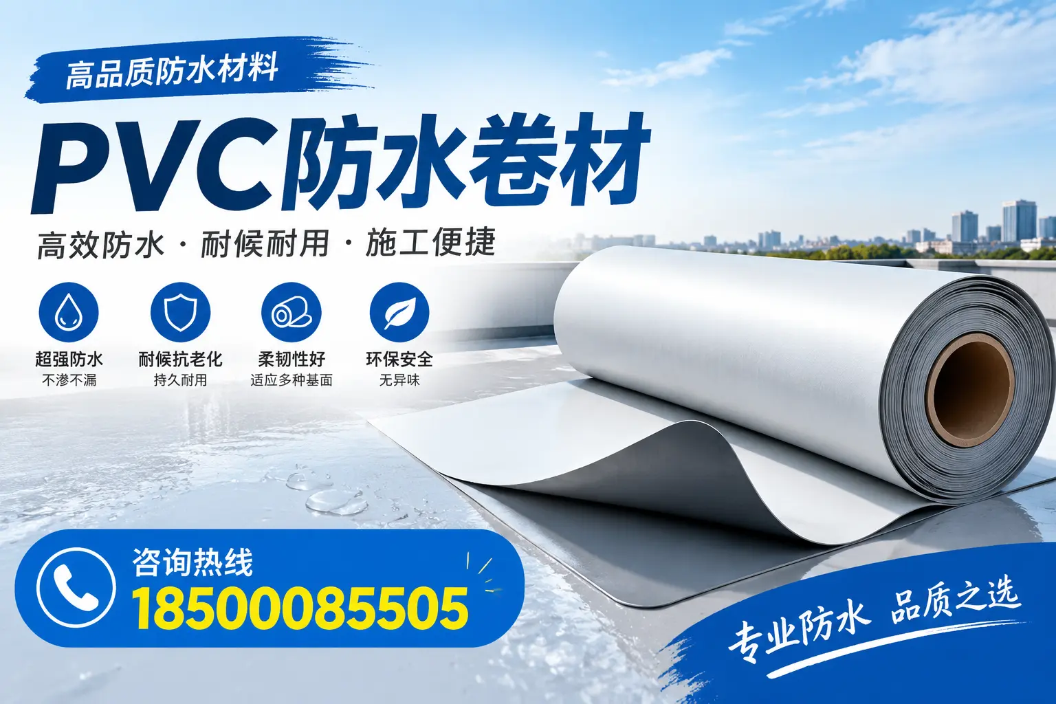 如何在淮北选择合适的pvc防水卷材